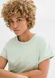 T-shirt asimmetrica in jersey di cotone pesante, bonprix