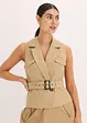 Gilet con cintura, bonprix