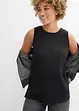 Top in poliestere riciclato, bonprix