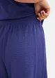 Shorts con elastico in vita in crêpe stropicciato, bonprix