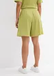 Shorts con elastico in vita in crêpe stropicciato, bonprix