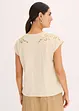Maglia con dettagli in pizzo, bonprix
