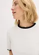 Maglia con bordo in pizzo, bonprix