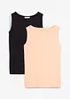 Top in viscosa morbida (pacco da 2), bonprix