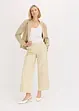 Pantaloni con pinces in cotone elasticizzato, bonprix