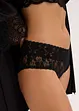 Panty in pizzo con arricciatura (pacco da 4), bonprix