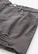 Shorts a vita alta in twill, bonprix