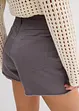 Shorts a vita alta in twill, bonprix