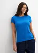 T-shirt in crêpe strutturato, bonprix