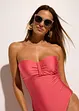 Costume intero con ferretto in materiale lucido, bonprix