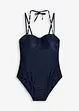 Costume intero con ferretto in materiale lucido, bonprix