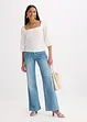 Blusa con maniche a sbuffo e dettaglio smock, bonprix