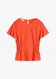 Maglia in  jersey crêpe con dettagli smock, bonprix