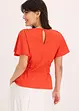 Maglia in  jersey crêpe con dettagli smock, bonprix
