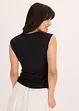 Maglia in jersey crêpe con effetto a portafoglio, bonprix