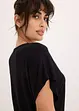 Maglia con fondo smock, bonprix