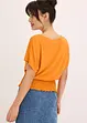 Maglia con fondo smock, bonprix