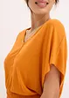 Maglia con fondo smock, bonprix