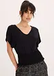 Maglia con fondo smock, bonprix