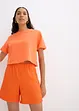 Shorts in jersey di crêpe leggero, bonprix