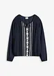 Blusa con ricami, bonprix