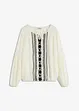 Blusa con ricami, bonprix