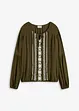 Blusa con ricami, bonprix
