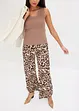 Pantaloni larghi in satin lucido, bonprix