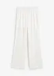 Pantaloni con elastico in vita e pizzo, bonprix