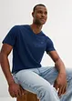T-shirt con scollo a V in puro cotone biologico (pacco da 2), bonprix