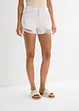 Shorts a vita alta in twill, bonprix