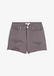 Shorts a vita alta in twill, bonprix