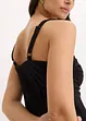 Abito midi in fine satin, bonprix