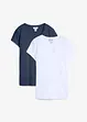 T-shirt in puro cotone biologico (pacco da 2), bonprix