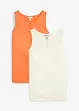 Top in puro cotone biologico (pacco da 2), bonprix