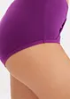 Slip a vita alta dal taglio a V con cotone biologico (pacco da 4), bonprix