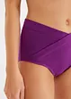 Slip a vita alta dal taglio a V con cotone biologico (pacco da 4), bonprix
