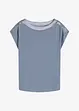 Maglia con dettaglio in satin, bonprix