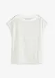 Maglia con dettaglio in satin, bonprix