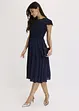 Abito midi in delicato tulle con pizzo, bonprix