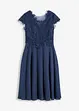 Abito midi in delicato tulle con pizzo, bonprix
