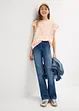 Jeggings flared, vita media, bonprix
