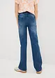 Jeggings flared, vita media, bonprix