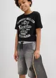 Bermuda di jeans in felpa, regular fit, bonprix