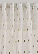 Tenda trasparente con ricamo (pacco da 1), bonprix