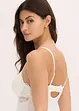 Canotta con reggiseno integrato in microfibra liscia, bonprix