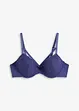 Reggiseno con coppe preformate, ferretto e pizzo delicato, bonprix
