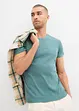 T-shirt a costine, slim fit (pacco da 2), bonprix
