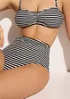 Slip per bikini a vita alta con sgambatura classica, bonprix