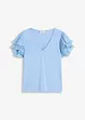 Maglia con volant, bonprix
